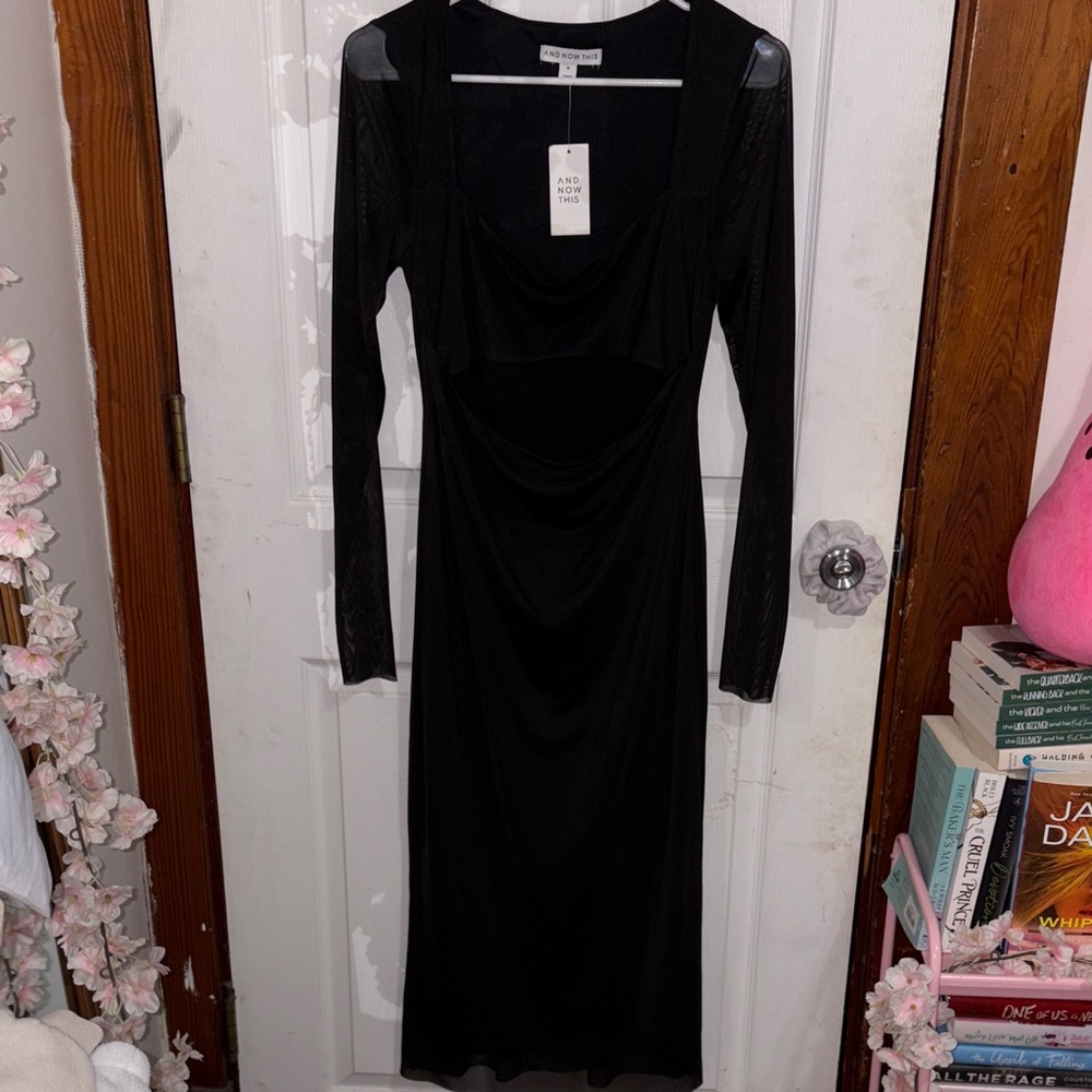 Elegant Black Long Sleeve Dress by And Now This